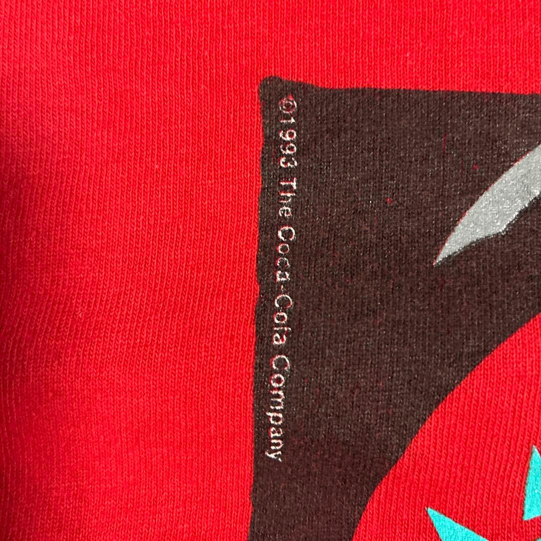 ビンテージ希少ユーロ製90s Coca-Cola Tシャツ