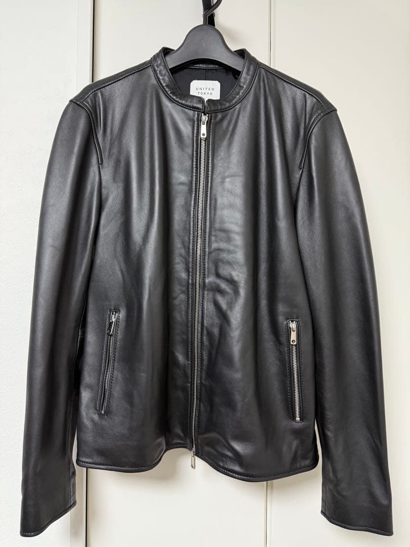 UNITED TOKYO シングルライダースジャケット