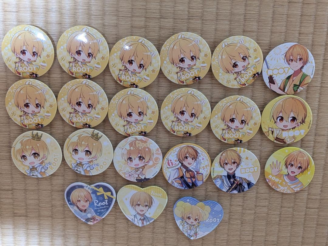 すとぷり るぅとくん 缶バッジ・アクキー　カード くじ　まとめ売り165点