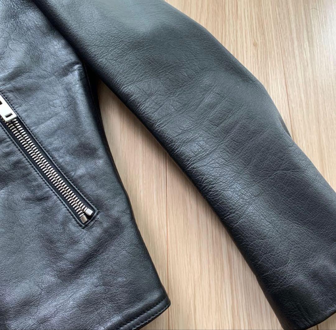 Martin Margiela 八の字 レザージャケット　15ss 46