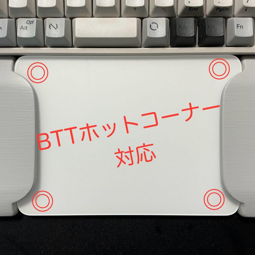 オーダー作品　リアルフォースR3TKL対応　ウイング付パームレスト ライトグレー