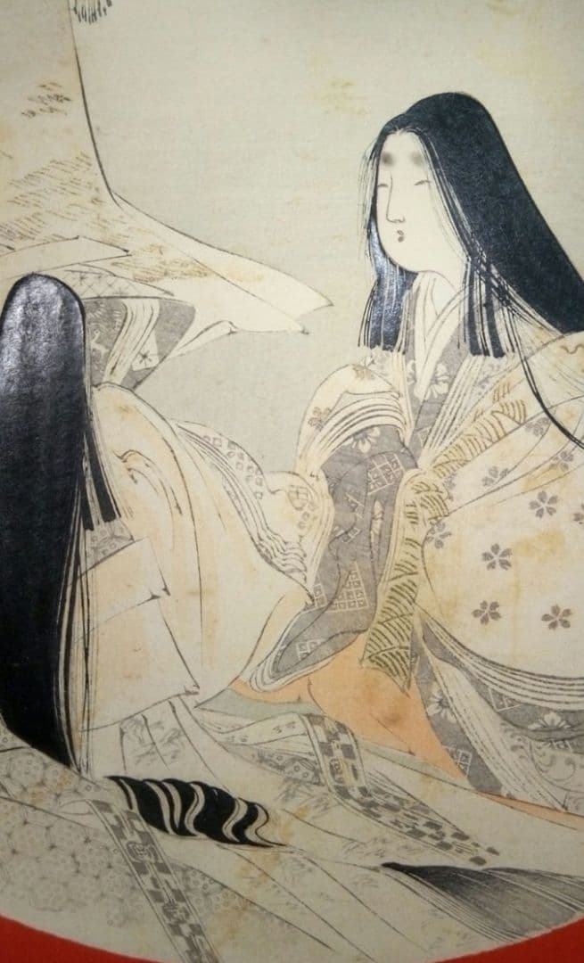 口絵木版画、小説日本女禮式大全の口絵二枚売りになります。水野年方と富岡永洗画