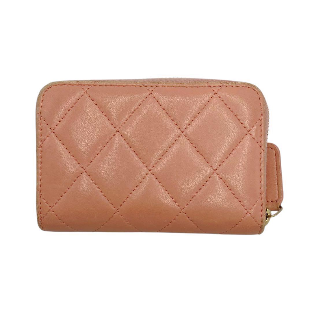 良品✨ シャネル ラムスキン マトラッセ ケース ピンク