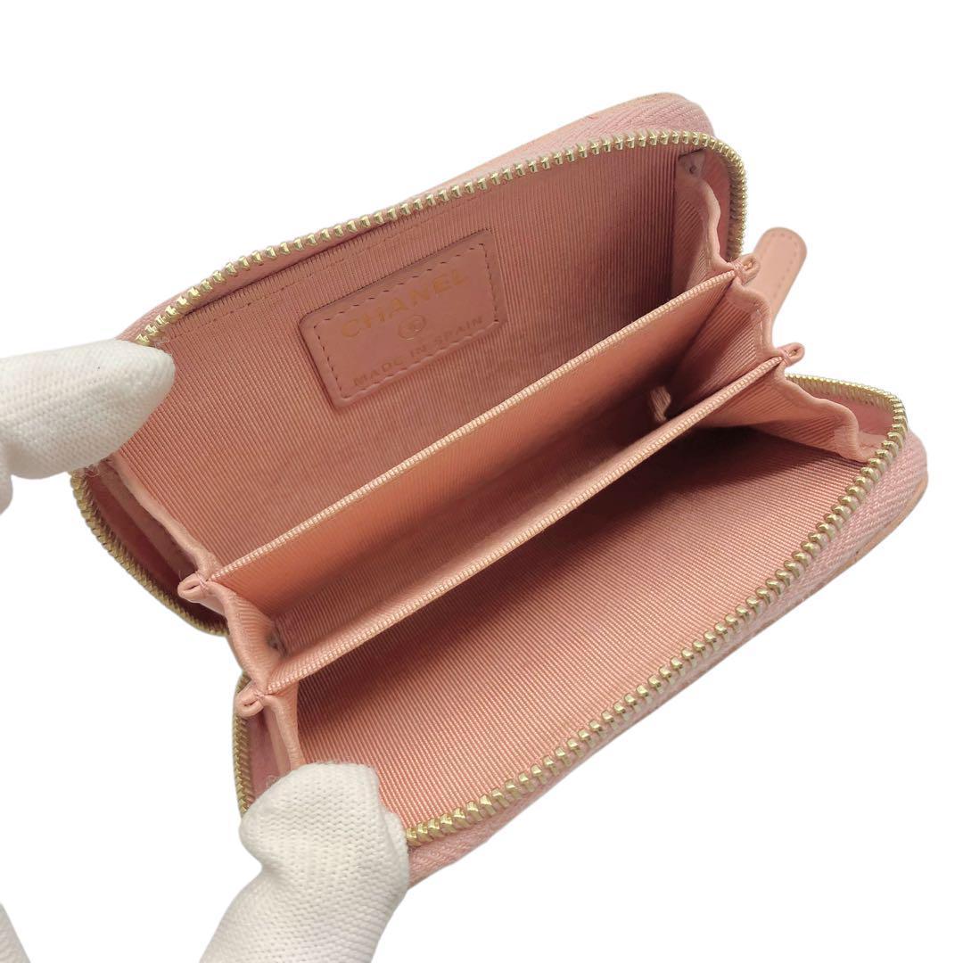 良品✨ シャネル ラムスキン マトラッセ ケース ピンク