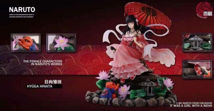 NARUTO ナルト 日向ヒナタ ガレージキット ガレキ スタチュー⑥