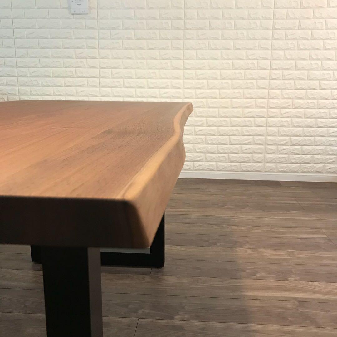 【木蔵】一枚板風ダイニングテーブル　ウォールナット