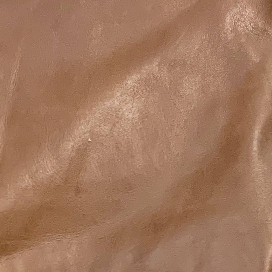 牛革カウレザー /ポールスミス キルティング レザージャケット キャメル