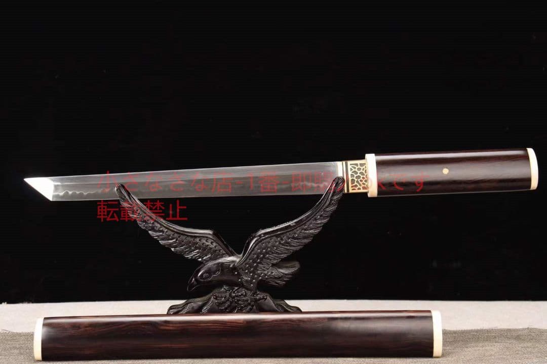 12インチT10焼刃シリーズ黒檀象牙唐刀 古兵器 刀装具 日本刀 模造刀
