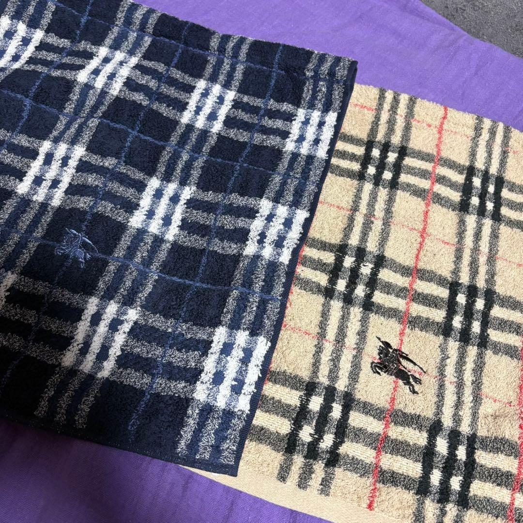 新品 未使用 BURBERRY バーバリー バスタオル タオル フェイスタオル