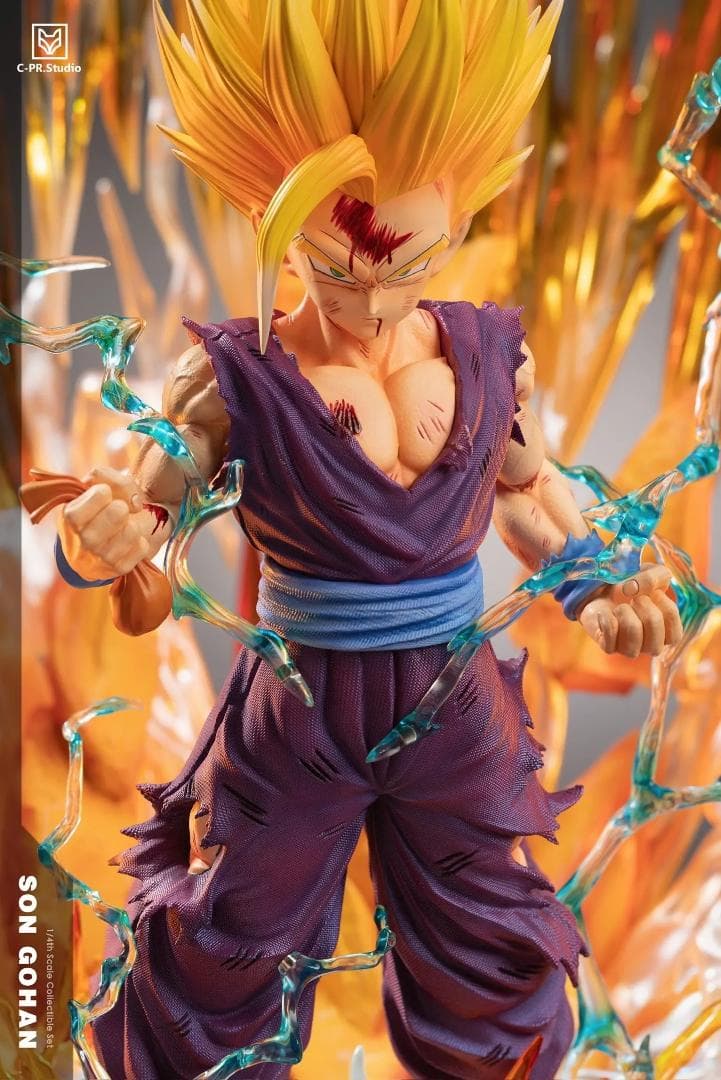 ドラゴンボール 超サイヤ人2 悟飯 ガレージキット フィギュア 1/6スケール