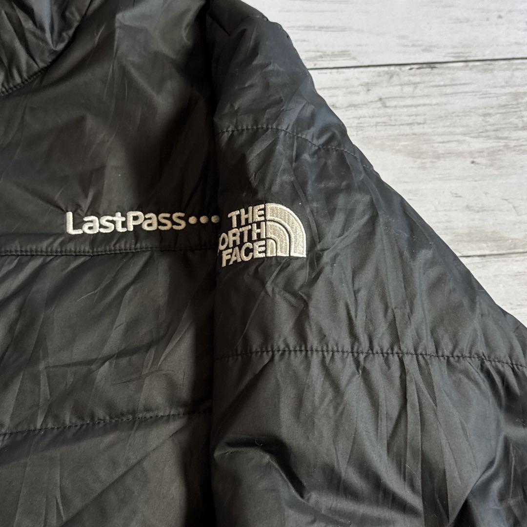 k*n様 ノースフェイス 中綿ジャケット M ブラック 企業ロゴ LastPas