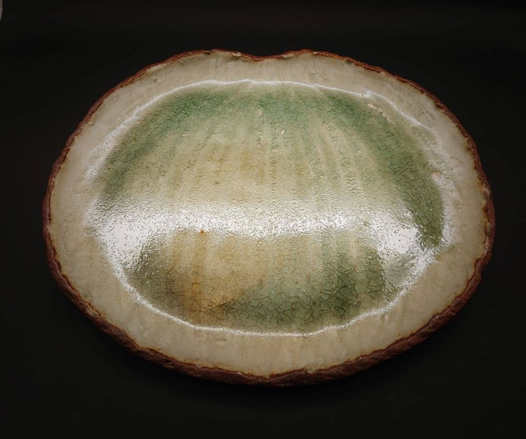 骨董品 古美術 氷裂紋釉 青磁茶托 茶道具