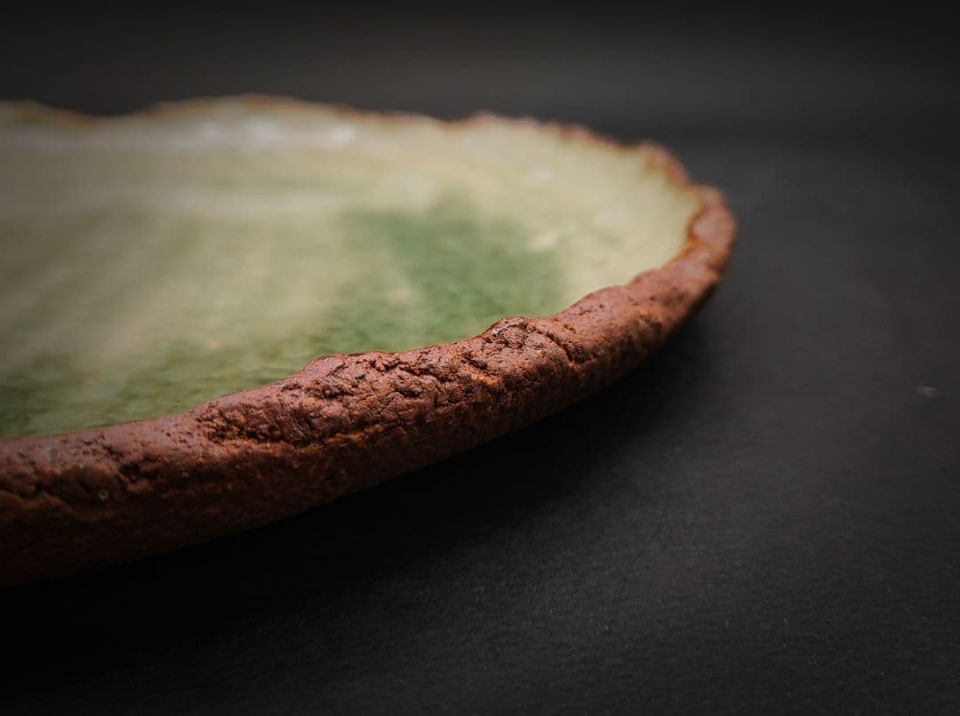 骨董品 古美術 氷裂紋釉 青磁茶托 茶道具