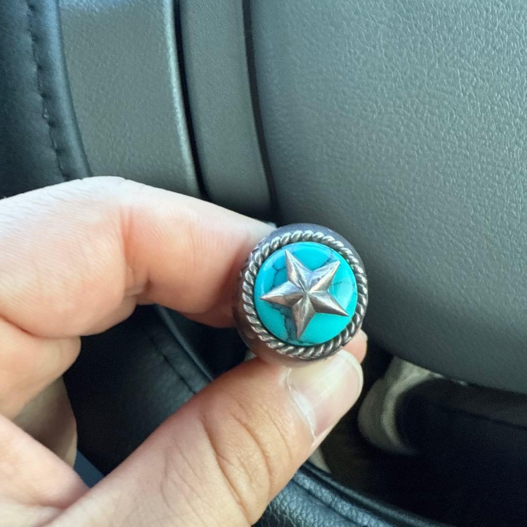 e*p様 ターコイズ シルバー 星形リング