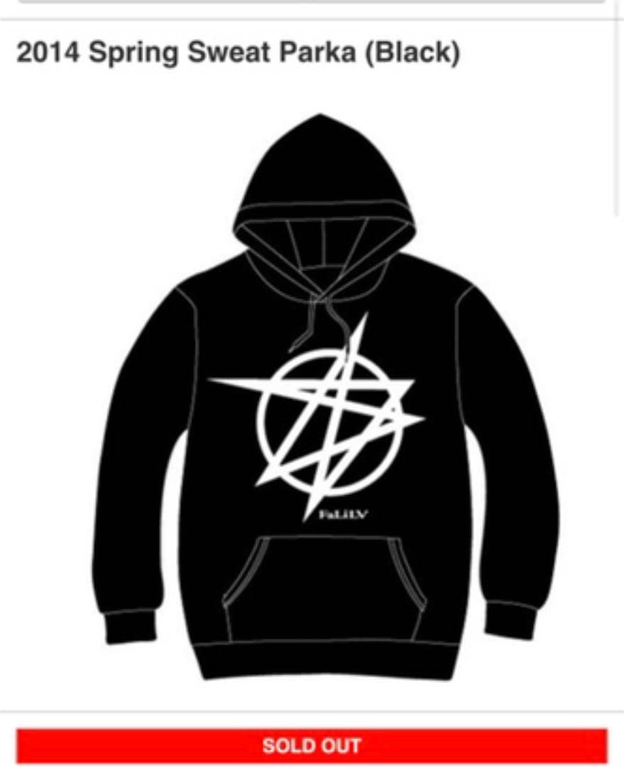 【Mサイズ】2014 Spring Sweat Parka (Black)