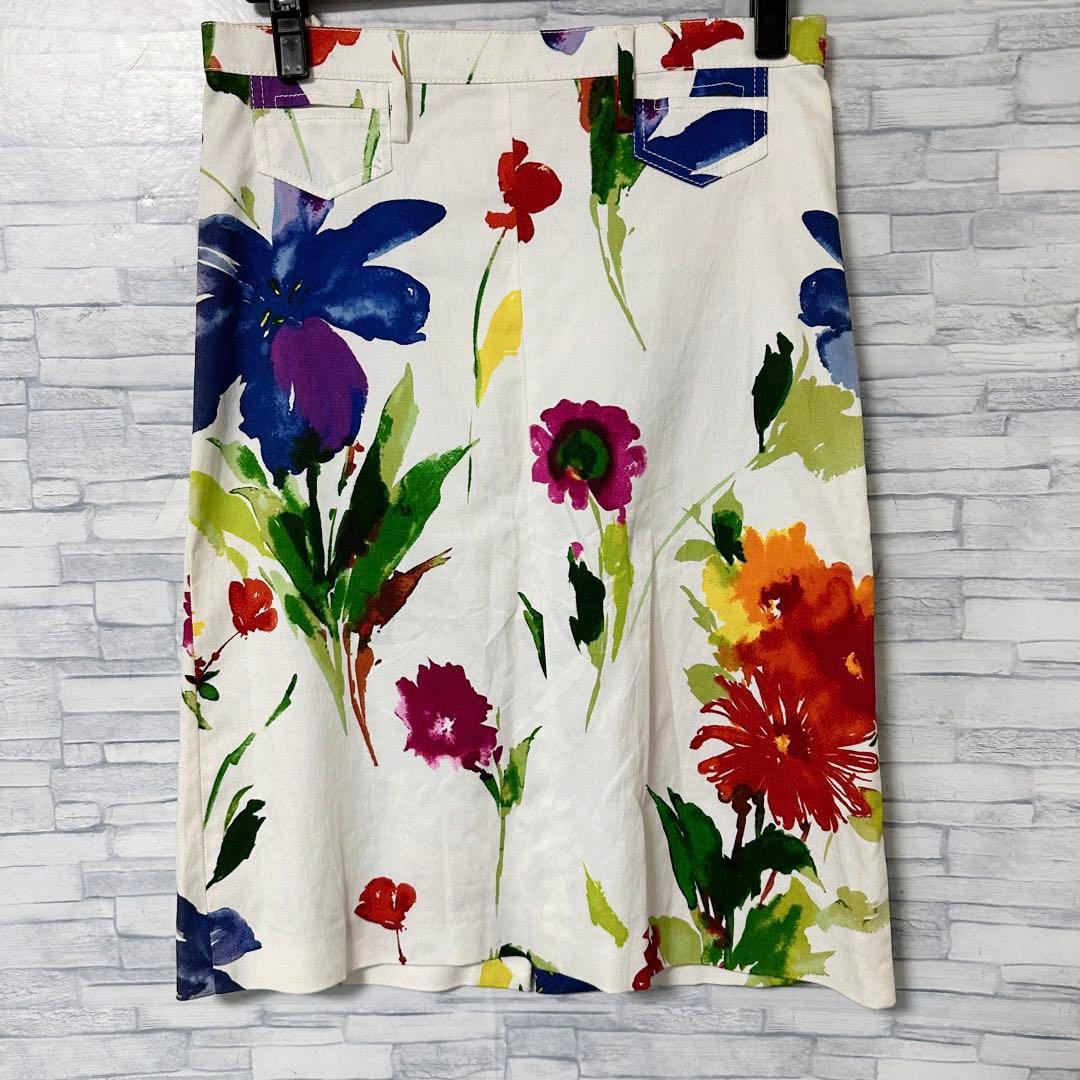 【未使用】DOLCE&GABBANA ドルチェ&ガッバーナ スカート 花柄 総柄