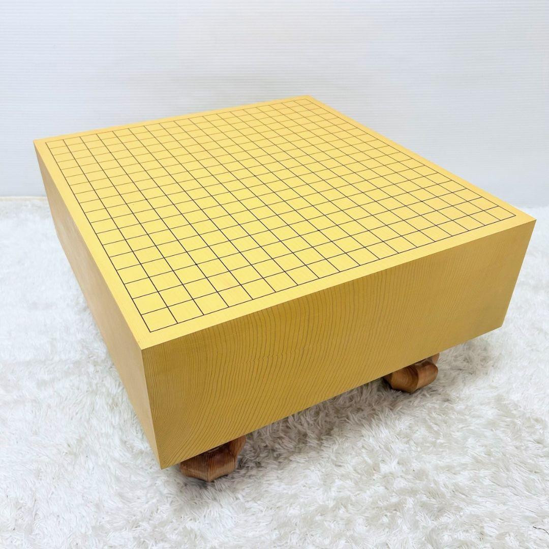 囲碁盤　囲碁セット　天然木 天然うるし　脚付き ヘソ有り