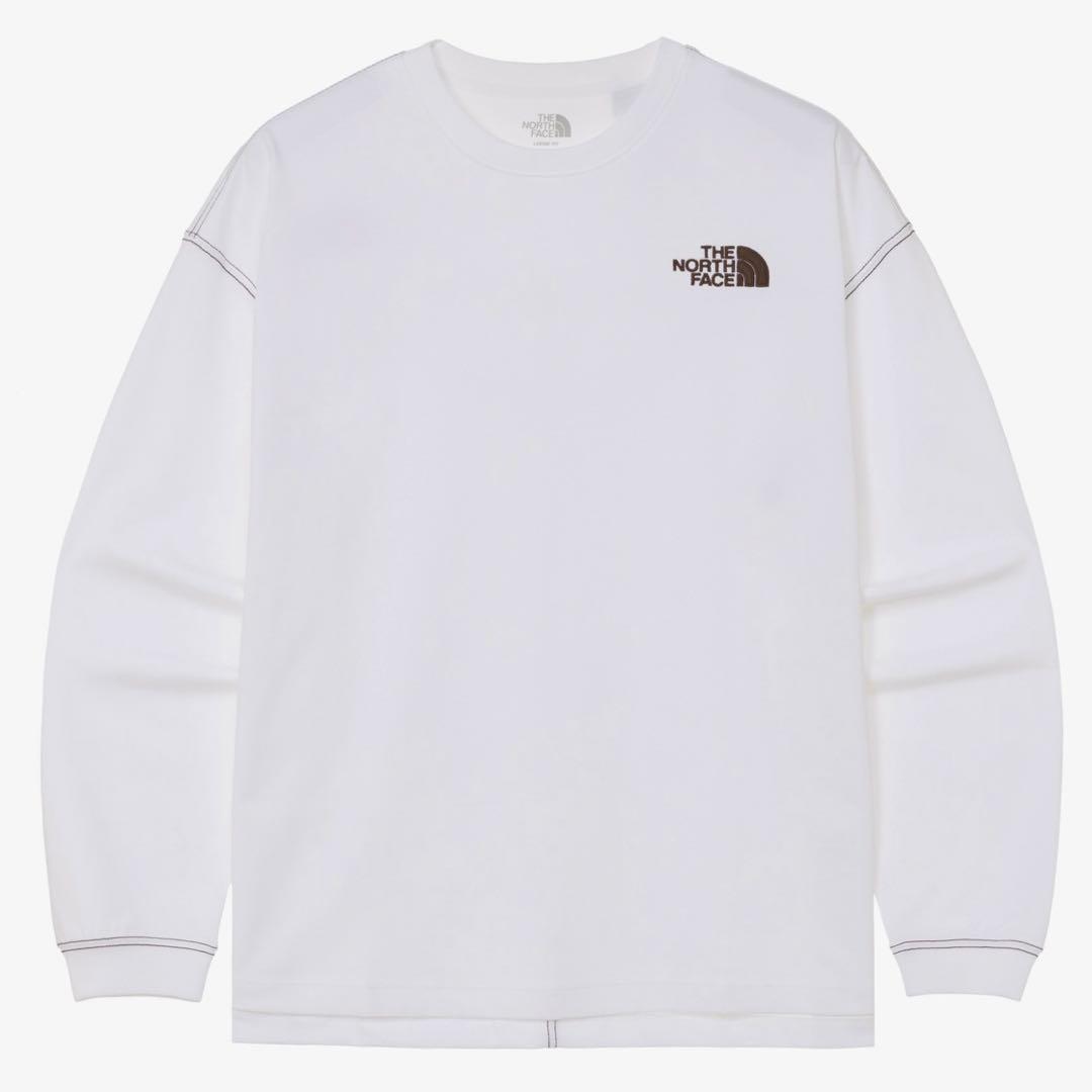 【韓国限定】ノースフェイス ESSENTIAL L/S R/TEE Lサイズ長袖