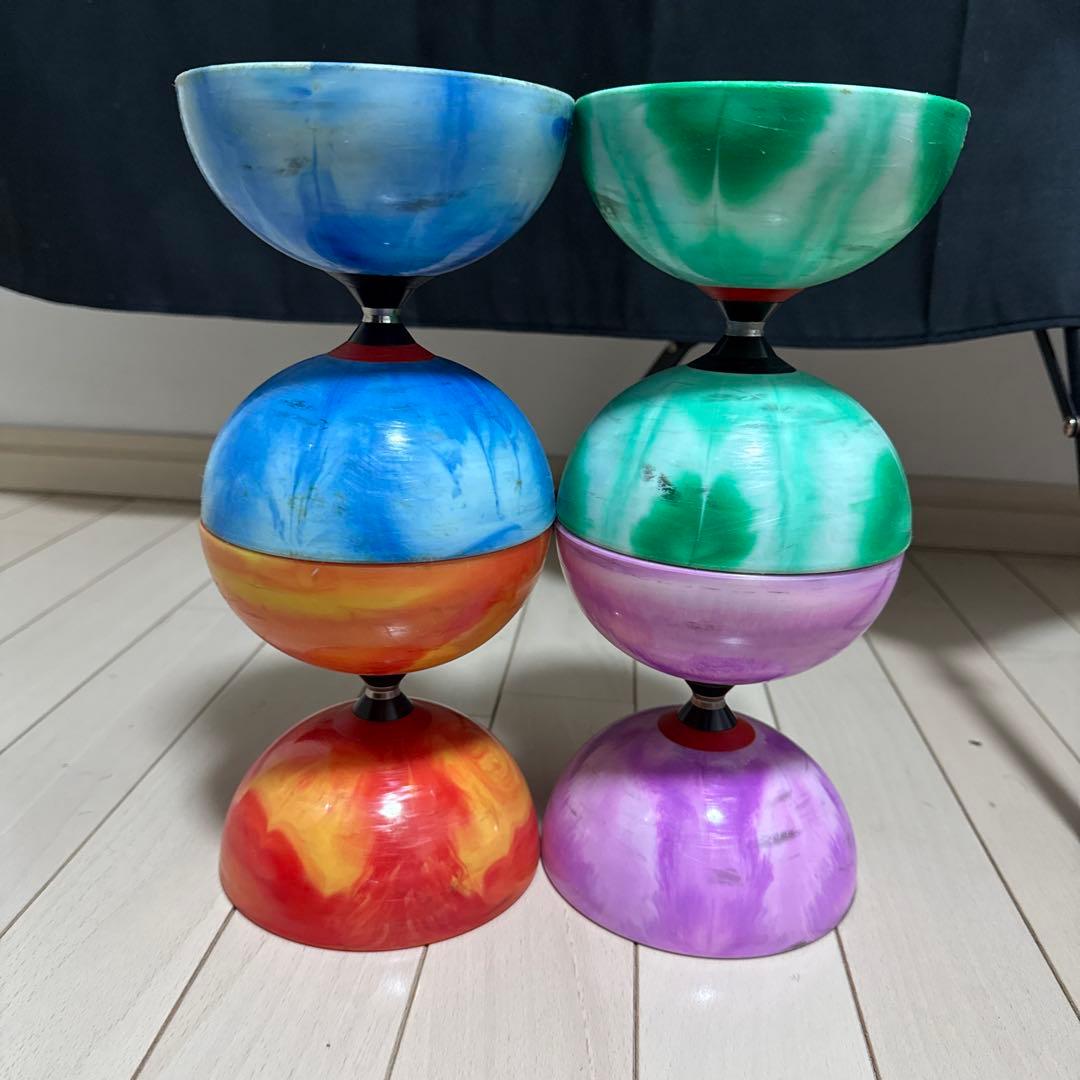 ゲンフウサンバイリン マーブルカラー カーボンワッシャー 4個セット