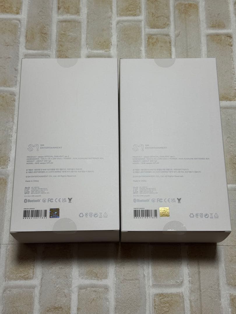 即日発送可能 aespa ペンライト ver.2 トレカ4枚付き　公式　新品