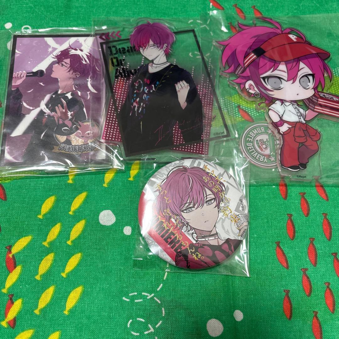 ディアヴォ レオード アクスタ ホロ缶バッジ セット