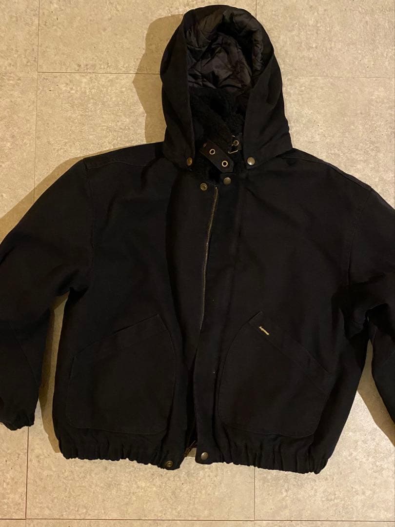 ブラックフリースジャケット　supreme
