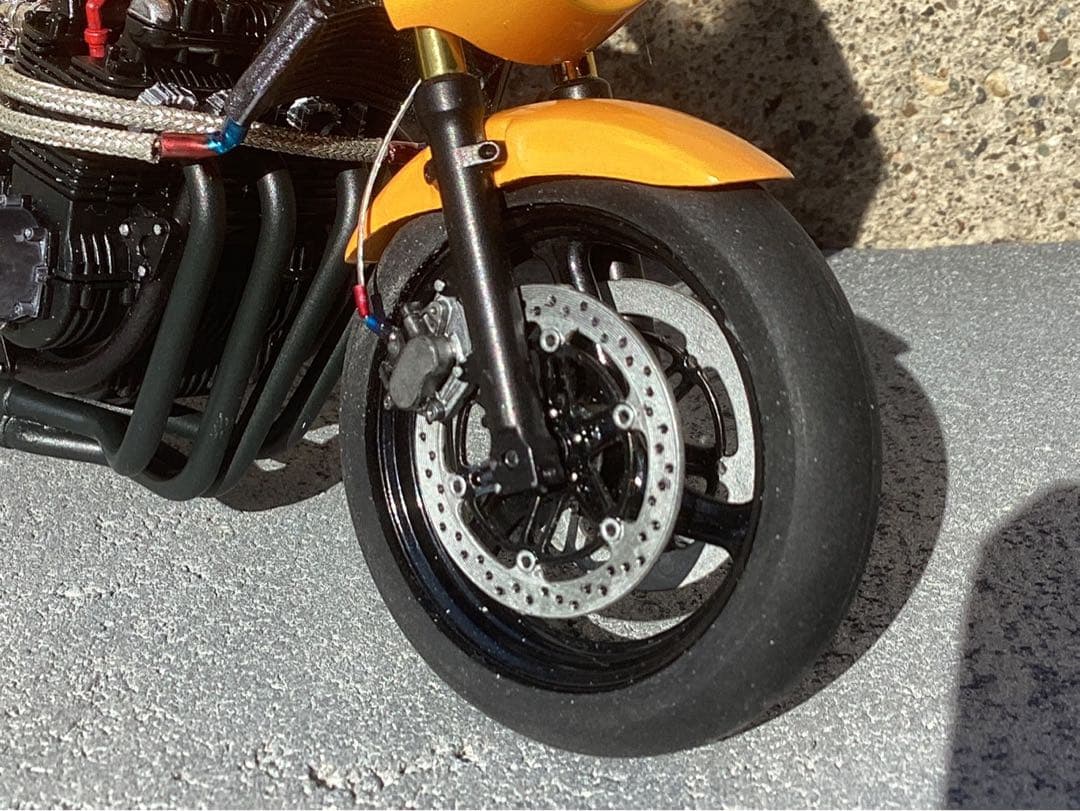 メカザワ バイクプラモデル族車　アオシマ1/12 Z1-R (ジャンク品)