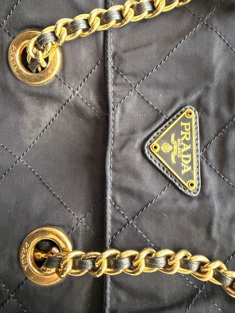 PRADA（プラダ）チェーンショルダーバッグ　ナイロン