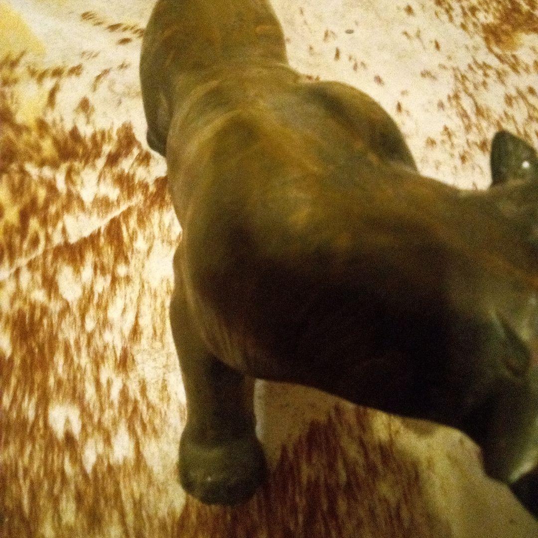 鉄ブロンズライオンの彫刻 約55cm