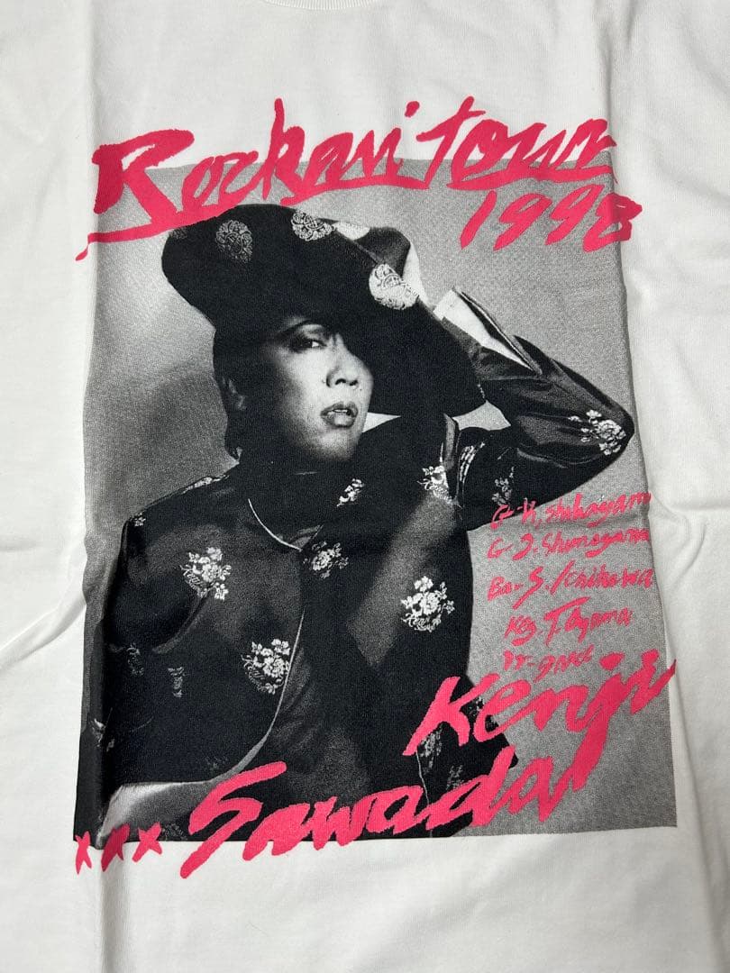 Kenji Sawada ロックンロールツアー　1998 ロンT Mサイズ