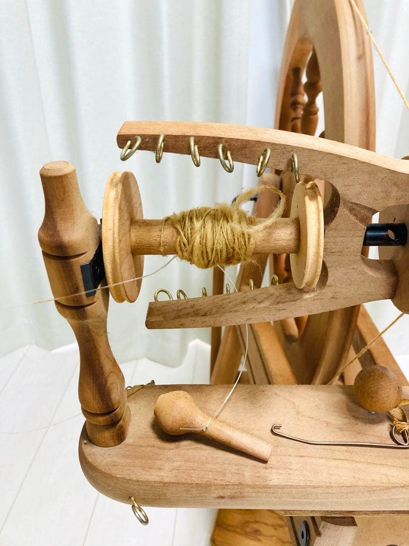 Ashford アシュフォード　木製糸車　糸巻　糸紡ぎ機　糸紡ぎ車　手紡ぎ機