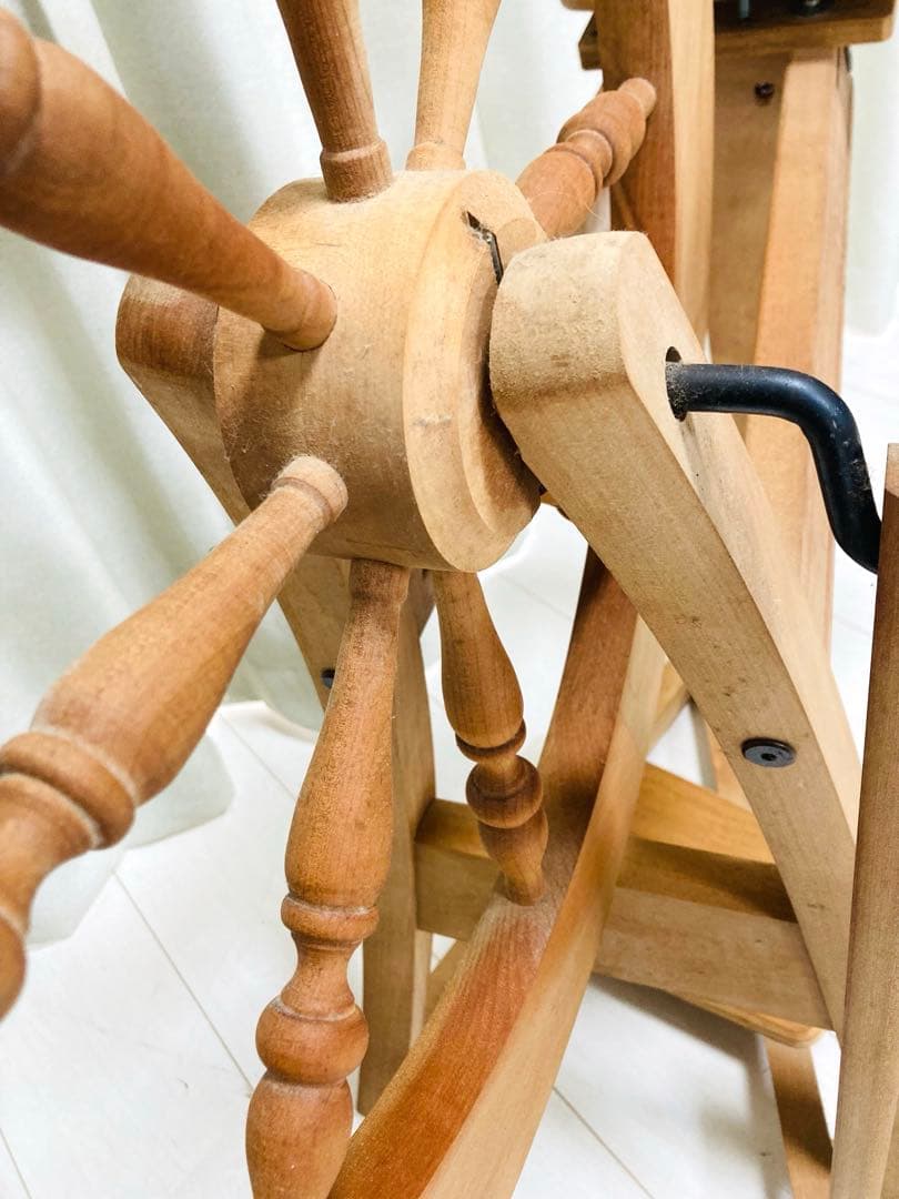 Ashford アシュフォード　木製糸車　糸巻　糸紡ぎ機　糸紡ぎ車　手紡ぎ機