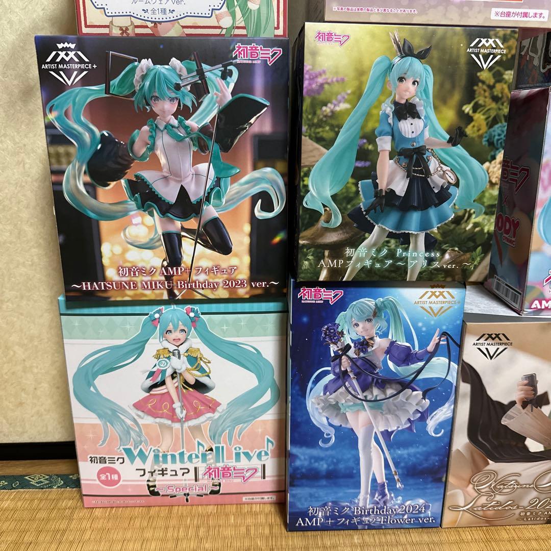 【金魚出品】初音ミク フィギュア 26個 AMP+ 長靴を履いた猫 親指姫