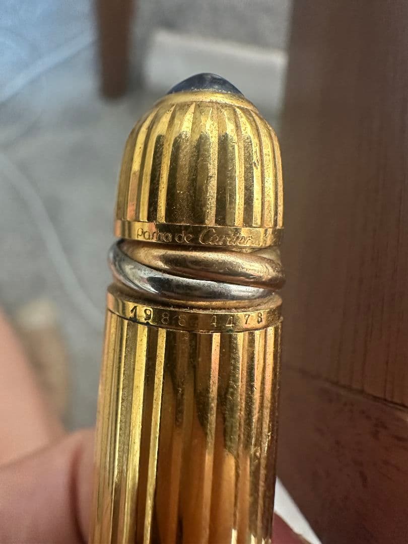 カルティエ ゴールドボールペン