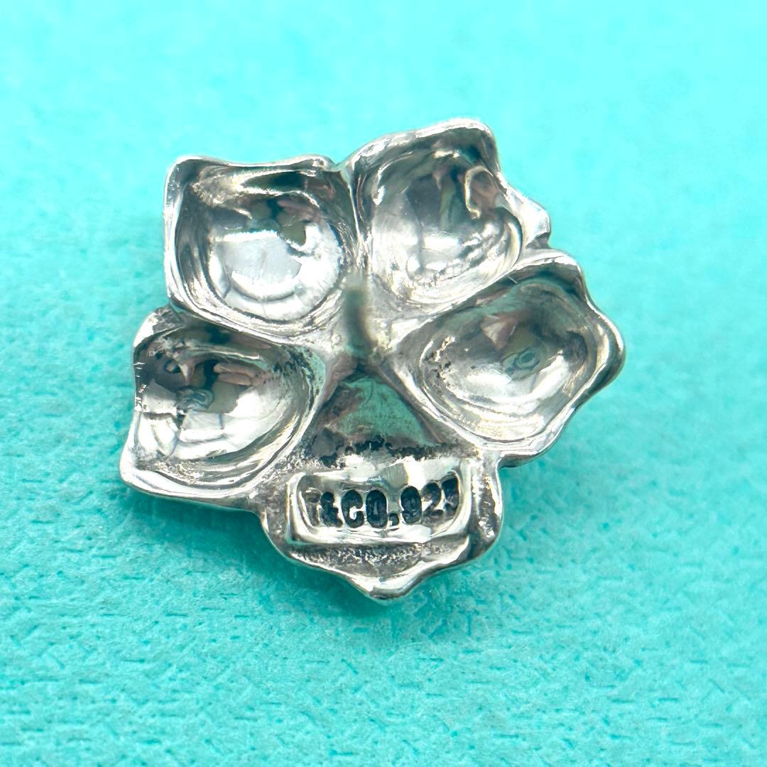 ティファニー　フラワー　パール　スタッド　ピアス　シルバー　925