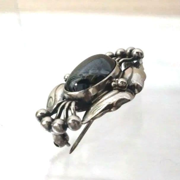 【希少 美品】  30 ヘマタイト ブローチ SV925