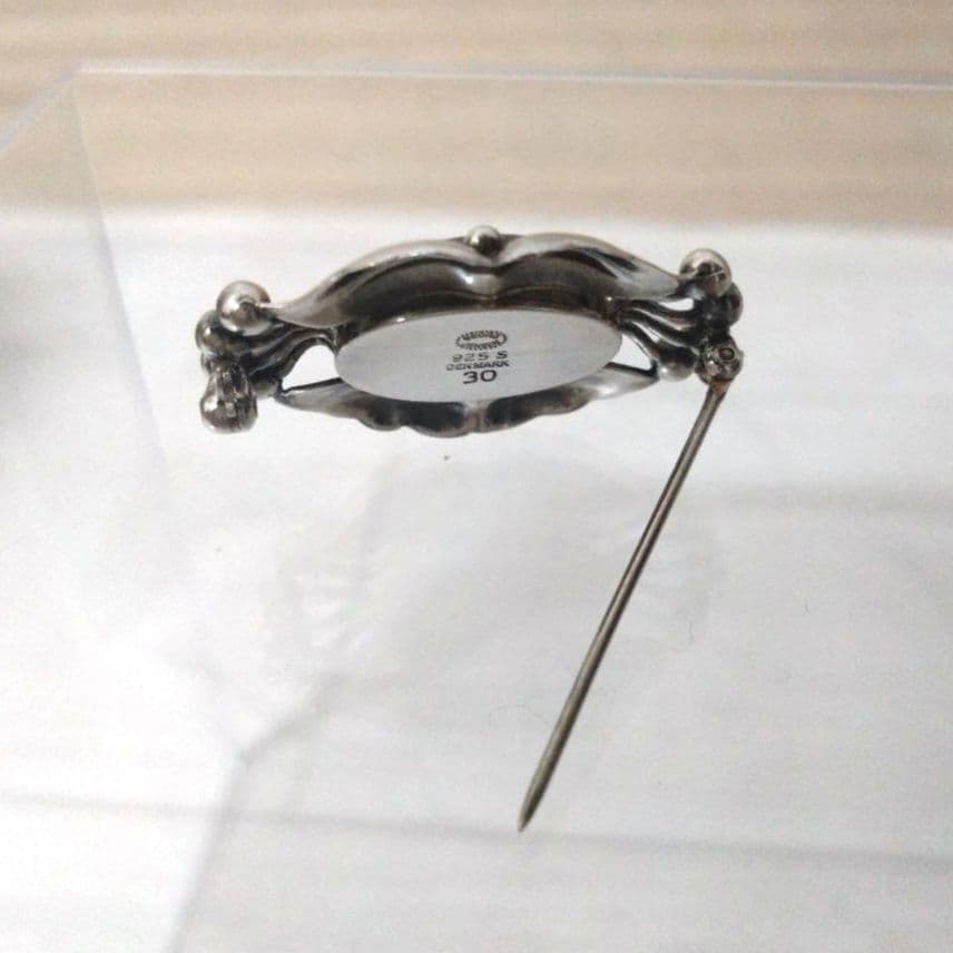 【希少 美品】  30 ヘマタイト ブローチ SV925