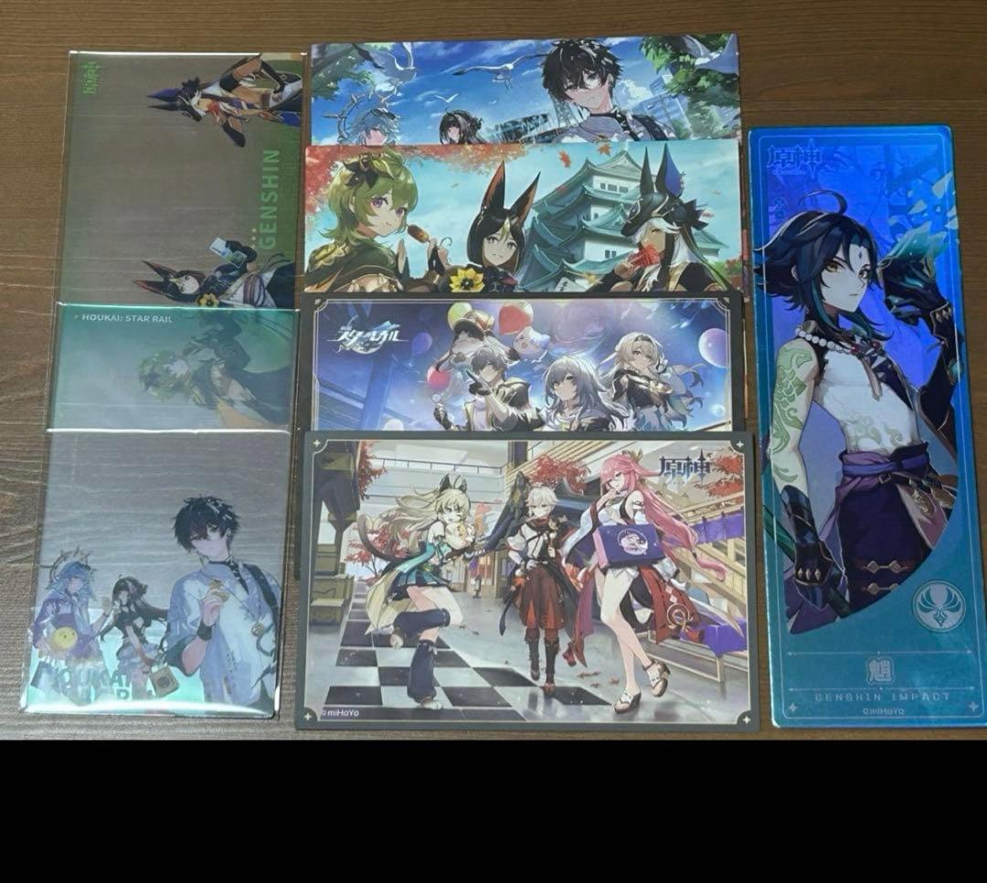 原神 スターレイル ポップアップ チケット風カード　ポストカード