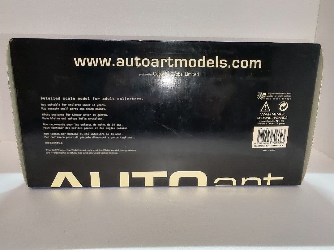 オートアート BMW M3 CSL E46 1/18 ブラック