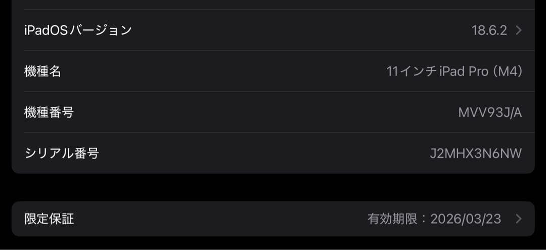 11インチiPad Pro（M4）256GB＋Pencil Pro＋Folio