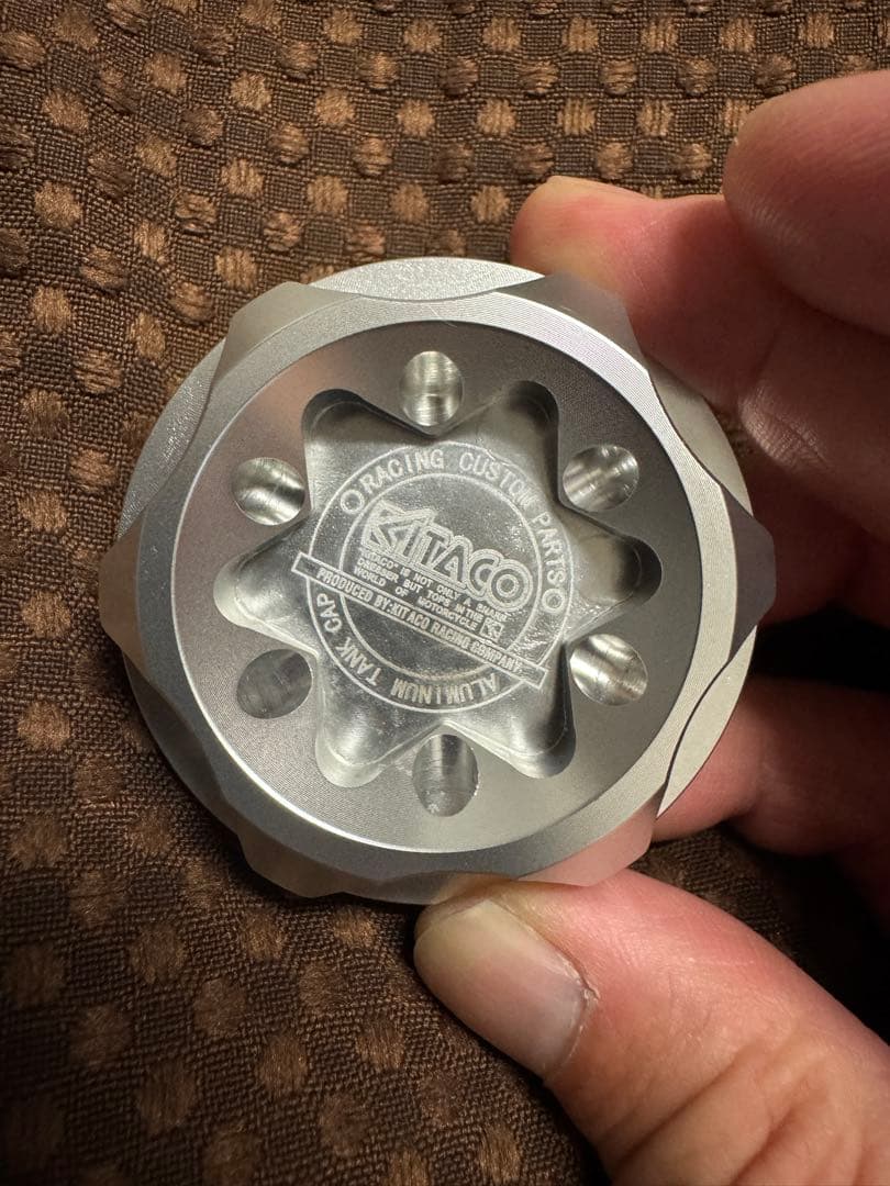 モンキー KITACO アルミタンクキャップ シルバー