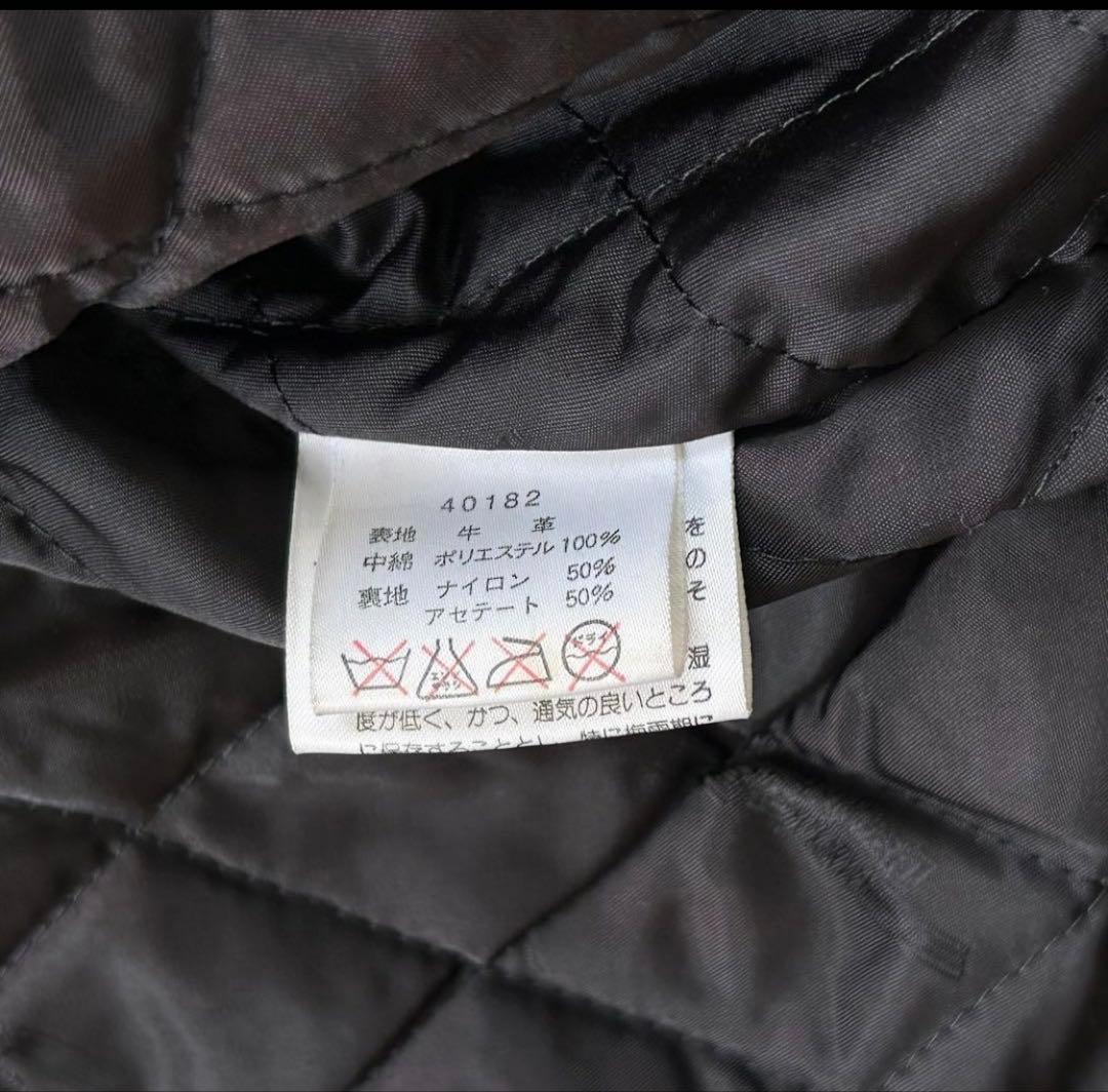 90s ブラック シングルライダースジャケット