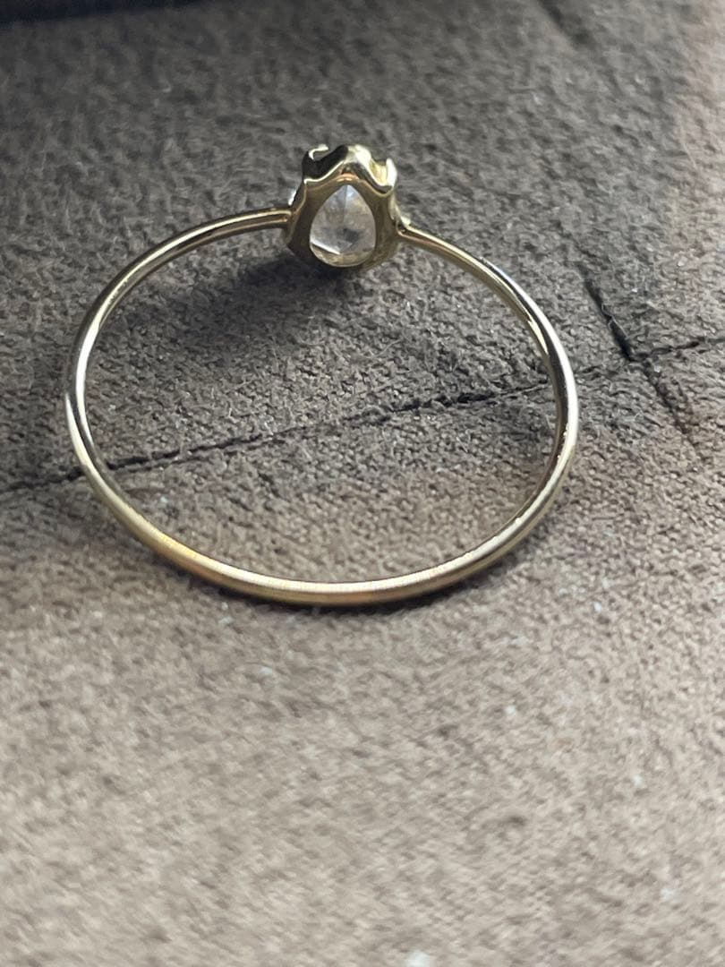 agete K10 天然石 リング 9号