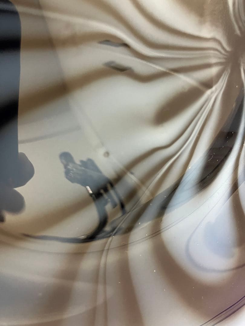 ビンテージ品　ガラス製　大皿　ベラルーシ