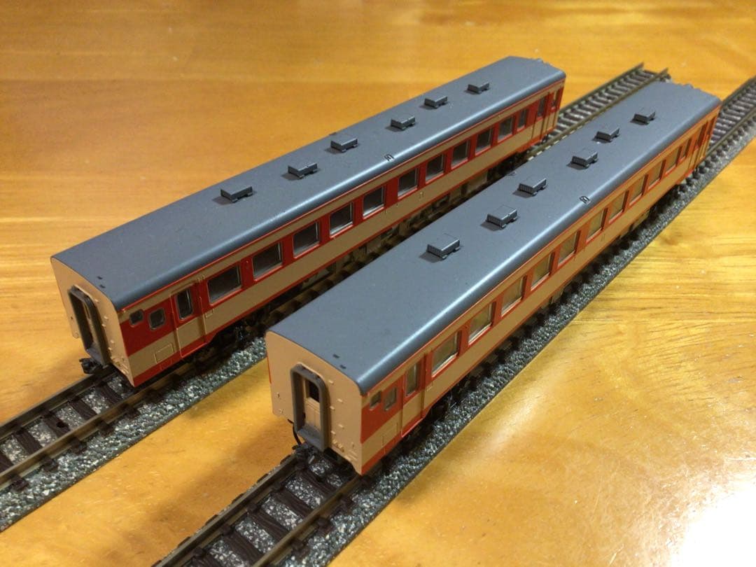 TOMIX キハ26 3両 :1段窓 M+T 2両セット バス窓T車 1両