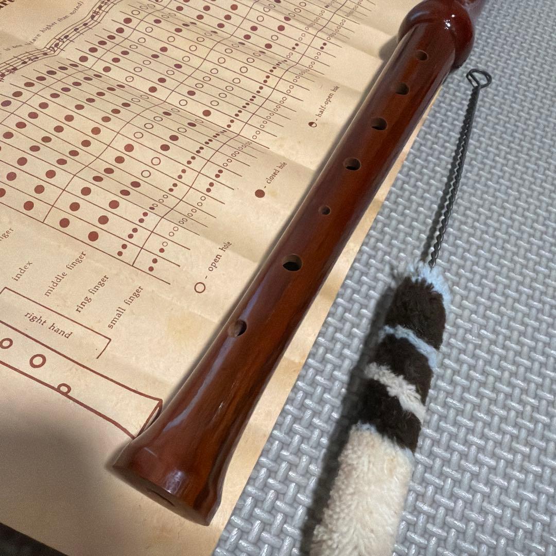 【ドイツ製】木製 Schreiber ソプラノリコーダー　シュライバー