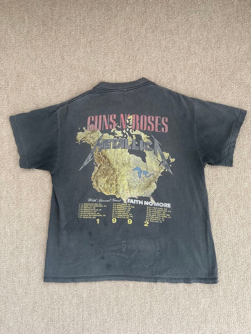 Guns N’ Roses llica ツアーT BROCKUM XL