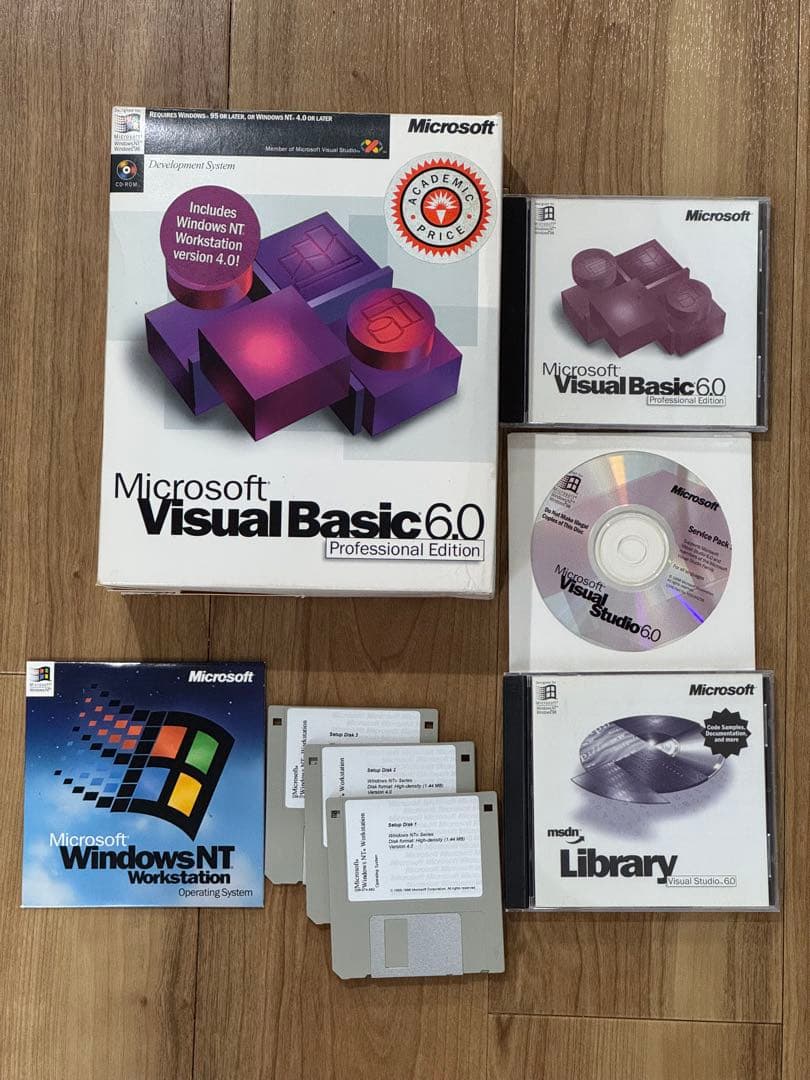 Windowsデスクトップ Microsoft Visual Basic 6.0 & Win NT 4.0