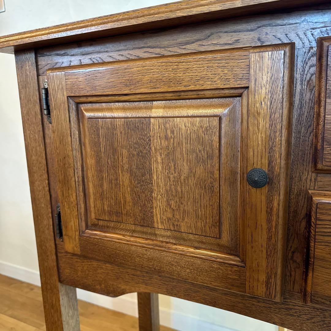 美品 アメリカ製 サイドボード オーク材 アンティーク ヴィンテージ