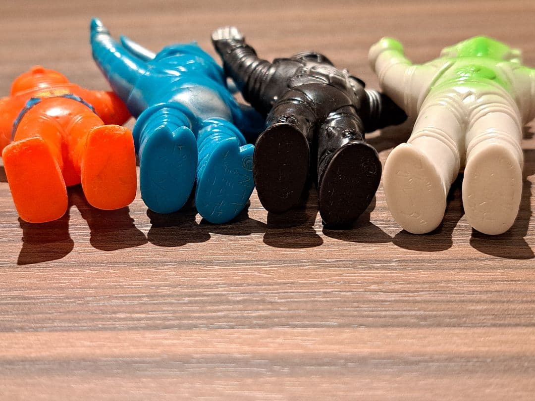 レッドバロン 4体セット ブルマァク 当時物 ミニサイズ ソフビ